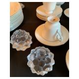 Tiffany Crystal Candle Holders