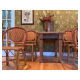 Wicker Chairs, Set of Four