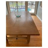 Dining Table with Bread Board Ends