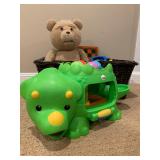 Ted is Mad I Put Him With The Toys