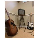 Honer, HW 300G, Squire Electric Guitar, Fender Amp