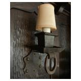 Wrought Iron Arts and Crafts Sconces