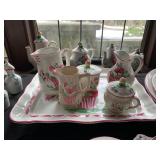 Luneville Faience "Rooster" Dinner Service