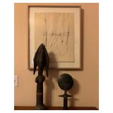 Dogon Fertility Statue, Fertility Goddess with Round Head