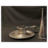 19th Century John Stone Candle Holder