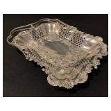 Sterling Pierced Tray with Handle Robert Pringle & Sons