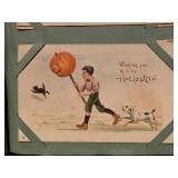 Antique Holiday Postcard Collection INCLUDING Halloween Card! #happyhunting