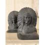 Antique Cast Iron Indian Chief Bookends