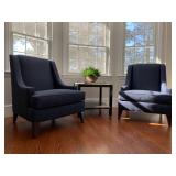 Ethan Allen Sloped Arm Armchairs