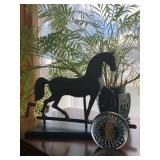 Horse Weathervane, Art Glass Paperweight