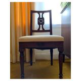 Carved Back Side Chair