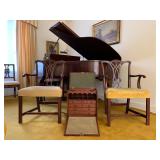 Chippendale Armchairs, Antique Travel Desk