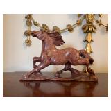 Marble Stallion Sculpture