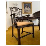 Irving and Casson Chinese Chippendale Dining Table with Ten Chairs and Matching Sideboard