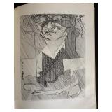 Jaques Villon Etching, With Book