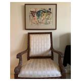 Carved Frame Armchair