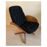 Mulhauser for Plycraft Teak Swivel Arm Chair