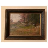 James Wells Champney, Oil on Canvas, 14 x 10