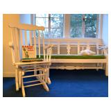 Glider, Bench, Vintage Children