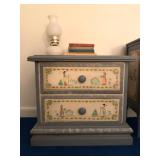 Quimper France Style Hand Painted Chest