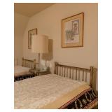 Vintage Brass Twin Beds