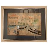 Captain Joe Miron, Local Celebrity, Watercolor