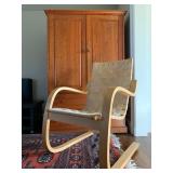 Alvar Aalto Armchair in Natural Linen