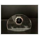 Movado Crystal Desk Clock 