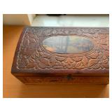 Hand Painted Pressed Wood Box