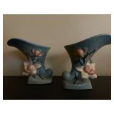 Roseville Vases, PAIR