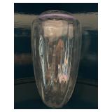 Handblown Glass Vase, Signed Tundra