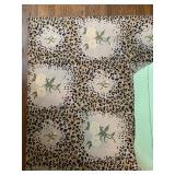 Leopard and Floral Room Rug
