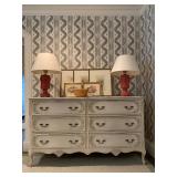 French Country Style Six Drawer Dresser from Mario & Genovese 