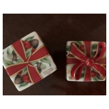 Tiffany Holiday Porcelain Box