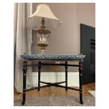 Catilian Blue and White Tray Table