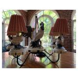 Troy Rooster Chandelier