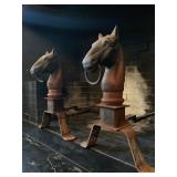 Horse Andirons