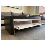 Black and White Entertainment Console