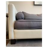 Leather and Upholstered Modern Sofa from Biltmore