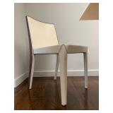 Cattelan Italia Leather Wrapped Dining Chairs "Margo"