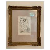 Salvador Dali Etching 