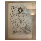 Detail, Dali Etching