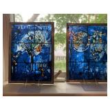 Chagall Stained Glass Panels