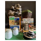 Outdoor Speakers, Lights and Fountains 