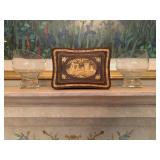 Wooden Chinese Box with Gilt Decoration