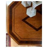 Detail of Inlaid John Widdicomb Stand