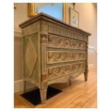 John Widdicomb Furniture Gilt Accented Chest