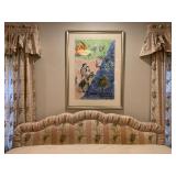 Shirred Upholstered Headboard, KING