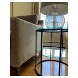 Glass Top Occasional Table