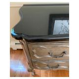 Antique Sideboard with Modern Paint and Custom Marble Top